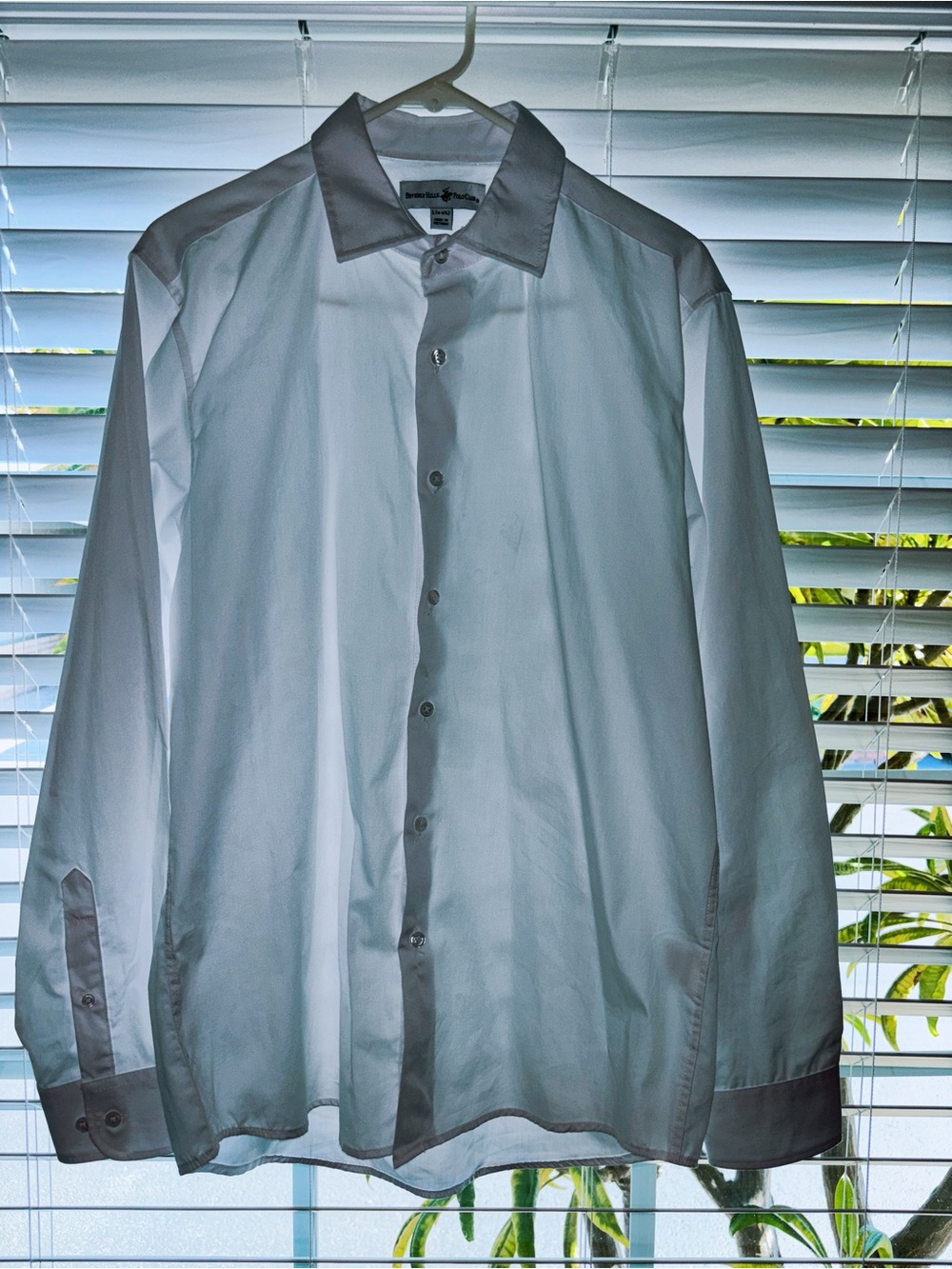 Beverly Hills Polo Club White Button-Up Shirt